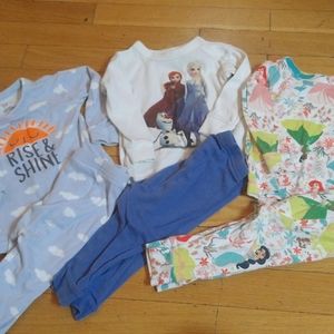 6-12 Gap long sleeve pajama bundle